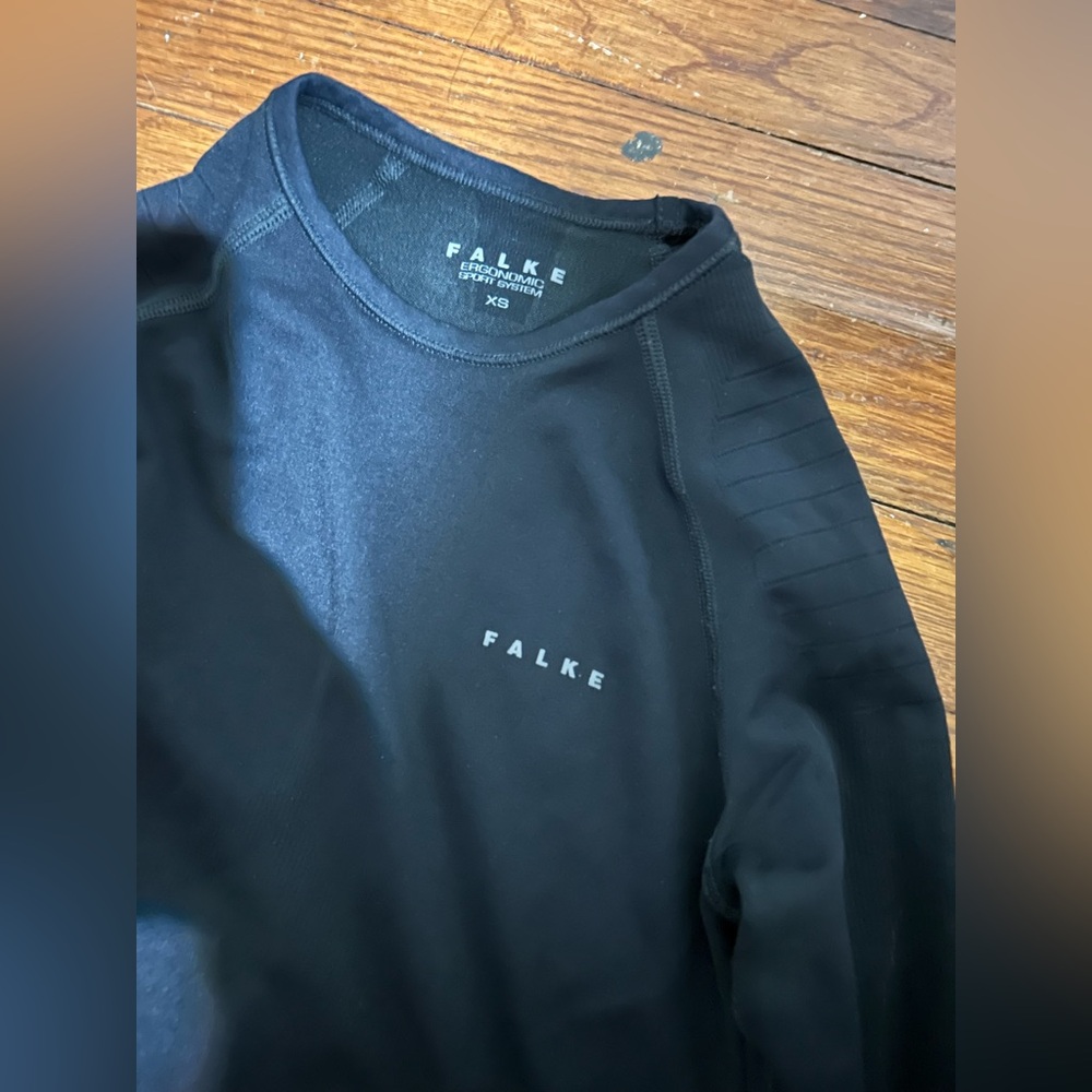 Falke Black Ergonomic Long Sleeve Shirt